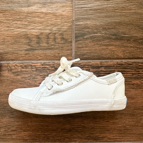 Keds Toddler Baby Size 8 Unisex Sneakers White Kickstart Core Velcro Lace Up - Picture 6 of 8